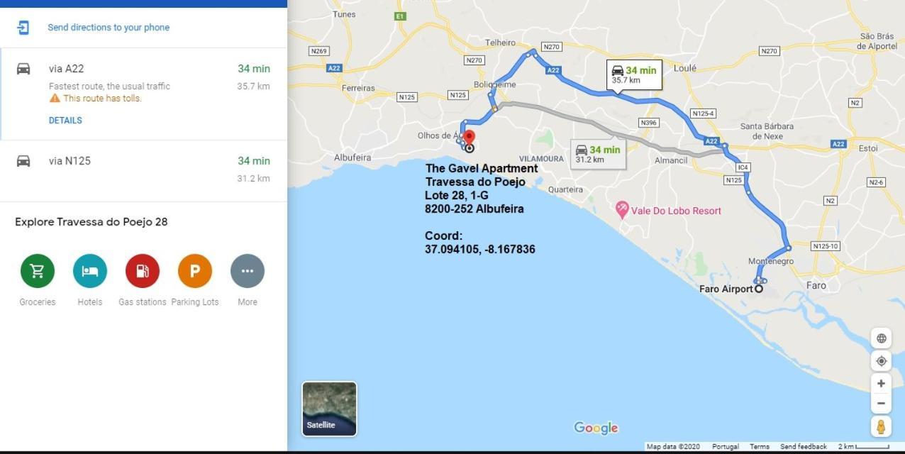 אלבופיירה Falesia - Near The Beach - The Gavel Apartment מראה חיצוני תמונה